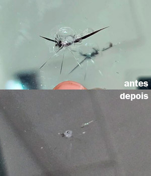 reparo de trinca em parabrisas